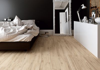 Carrelage sol intérieur effet bois amande NWOOD ép 10 mm 20 x 120 cm rectifié paquet de 1,44 m² HERBERIA