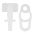 Glisseur pour rail express Finition Blanc par 25 - MOBOIS