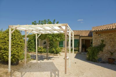 Carport Autoclavé toit plat sans couverture / surf. ext. : 14,91 m², Livraison à domicile incluse - HABRITA