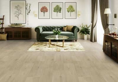 Sol PVC décor bois nature SHERWOOD rouleau de 4m vendu au m² GERFLOR