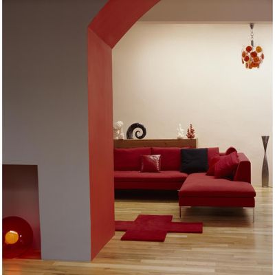 Peinture crème de couleur Rouge Design Satin 2,5 L - DULUX VALENTINE