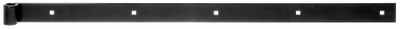 Penture droite longueur 700 mm diamètre 14 mm 35 x 5 mm noire