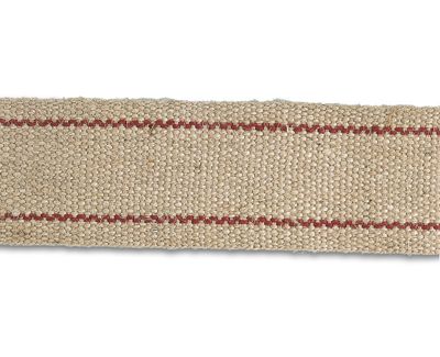Sangle jute écru rayée largeur 85 mm