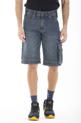 Bermuda de travail stretch SUNJOB denim Taille 38 RICA LEWIS