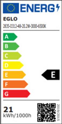 Ventilateur de plafond silencieux à pales rétractables LED + télécommande Blanc/bois Ø83cm - Malpica EGLO