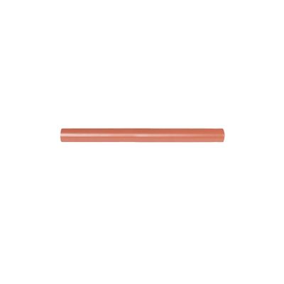 Poignée de meuble cylindrique inox terracotta entraxe 96 mm REI