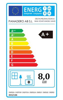 Poêle à bois 8 kW Osaka PANADERO Livraison à domicile incluse