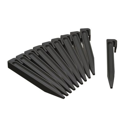Ancres noir pour bordure flexible H 19,5cm - sachet de 10 pièces OUTSIDE LIVING