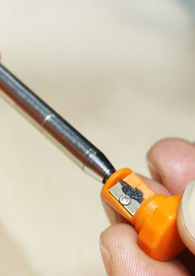 Porte mine à pointe fine et 6 mines de rechange - FISCHER DAREX