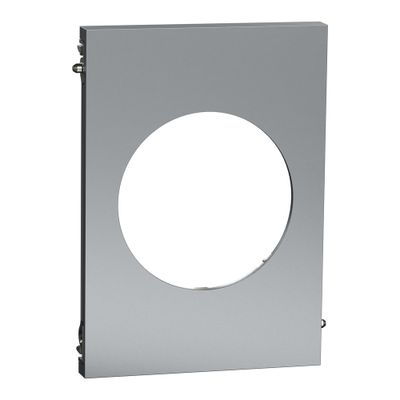 Plaque de finition centrale 1 poste Odace 2025 Architecte effet titane - SCHNEIDER ELECTRIC