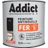 Peinture FER Brillant noir Ral 9005 0,5 L - ADDICT