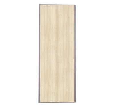 Porte de placard Acacia Crème Profil gris H 248,5 x L 62,2 cm YNGENIO