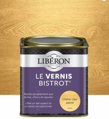 Vernis bistrot chêne clair satin 0,5 L - LIBERON