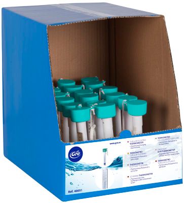 Thermomètre piscine tubulaire flottant GRE