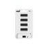 Bouton de meuble en T zamak noir mat 33 x 31 x 12 mm par 4 REI