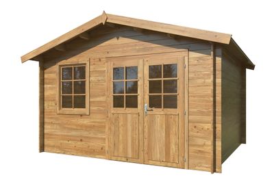 Abri de jardin bois autoclave Marron Valentine 11m² Livraison à domicile incluse