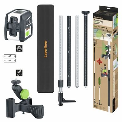 Laser croix verte GX Set 300 cm - LASERLINER
