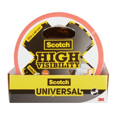 Ruban adhésif de bâtiment High Visibility orange 25 m x 48 mm - SCOTCH