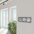 Double Interrupteur va-et-vient aluminium - Odace 2011 SCHNEIDER ELECTRIC