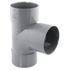 Culotte PVC évacuation 87° femelle/femelle Ø80 - FITT