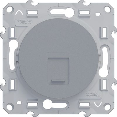 Prise RJ45 grade 3 catégorie 6 blindé aluminium - Odace SCHNEIDER ELECTRIC