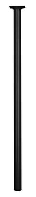 Pied de table rond noir diamètre 30 x 700 mm