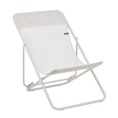 Transat de jardin pliant multi-positions beige/seigle MAXI TRANSAT - LAFUMA