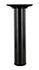 Pied de meuble rond noir diamètre 30 x 150 mm
