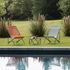 Transat de jardin pliant multi-positions orange/clémentine MAXI TRANSAT - LAFUMA
