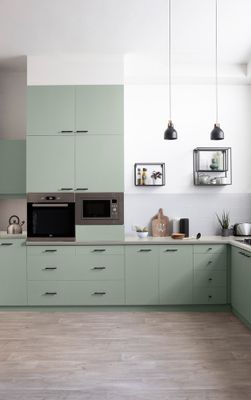 Peinture de rénovation pour cuisine vert sauge finition satinée 0,75 L  - V33