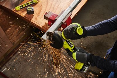 Meuleuse d'angle 125 mm Brushless avec batterie 4 Ah 18 V ONE+ RAG18X125-1C40S  - RYOBI