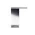 Pied carré réglable hauteur 100 mm aluminium REI