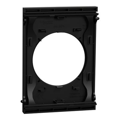 Plaque de finition centrale 1 poste Odace 2025 Architecte noir onyx - SCHNEIDER ELECTRIC
