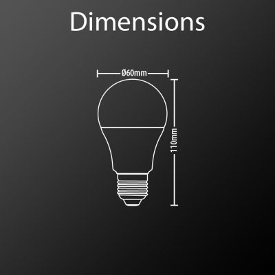 Ampoule LED standard E27 11W = 1055 lumens blanc neutre - XANLITE