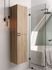 Colonne de salle de bains Reign L35 x H150 x P30 cm bois mélaminé chene clair - EGORE