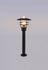 Borne extérieur E27 65cm Nazare noir IP44 60W - COREP