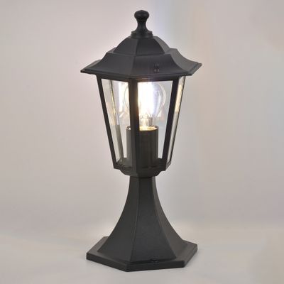 Borne extérieur E27 36cm Valence noir IP44 60W - COREP