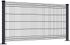 Panneau de grillage rigide Hybrid L.2,50 x H.1,22 m gris FERRO BULLONI