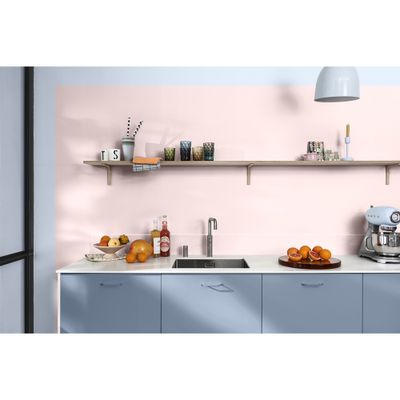 Peinture Crème de Couleur Cuisine et Bain Satin Bouton de Rose 0,75 L