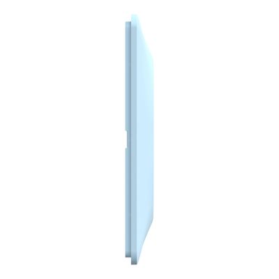 Plaque de finition 2 postes horizontal bleu azurin - Ovalis SCHNEIDER ELECTRIC