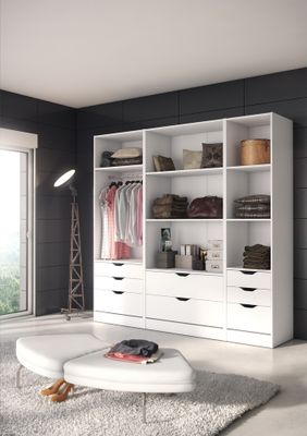 Kit 2 tiroirs blancs coulissants  500 x 460 mm OFITRES