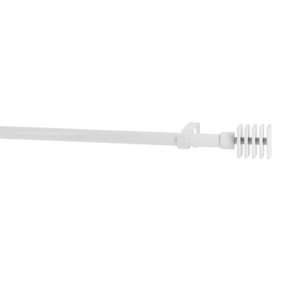 Kit tringle à rideaux extensible en métal de 1.60 à 3 m diam 16 à 19 mm Finition Blanc mat - MOBOIS