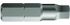 Embouts carrés 1 2 3 longueur 25 mm par 3