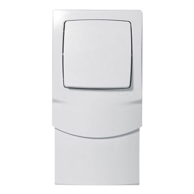 Interrupteur va-et-vient pour moulure 16mm Blanc - Les apparents LEGRAND