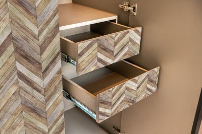 Adhésif décoratif Bois rétro - 2 x 0,45 m- VENILIA