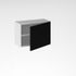 Porte pour meuble hotte de cuisine Lotus noir mat 42 x 60 cm OFITRES