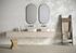Faïence blanche murale intérieur effet ciment PALM ép 7 mm 25 x 75 cm paquet 1,50 m²