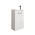 Lave-mains de salle de bains Lena 70 x 40 x 22 cm MDF blanc