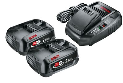 Chargeur et 2 Batteries 18V 2,5AH