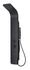 Colonne de douche hydromassante noire ROUSSEAU SANITAIRE